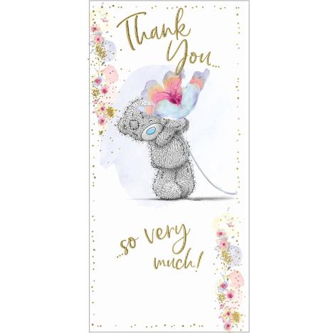 Thank You Holding Flower Me to You Bear Card £1.89